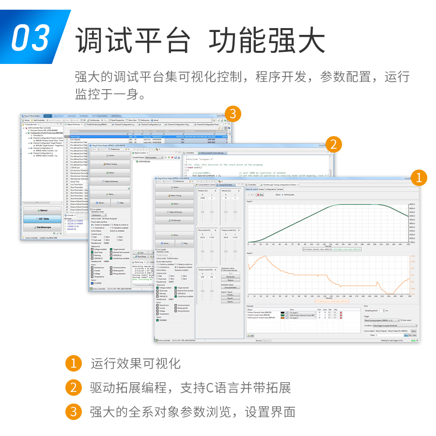 即插即用的調(diào)試平臺/可視化動態(tài)運(yùn)行
