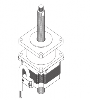 貫通式滾珠絲桿直線步進(jìn)電機(jī)-57H76MBTG