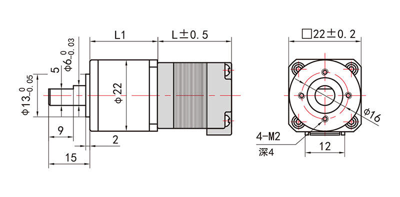 20減速步進(jìn)電機(jī)-8HS40G